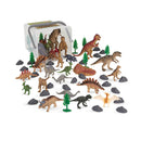 Set cubeta animales prehistoricos 60 piezas