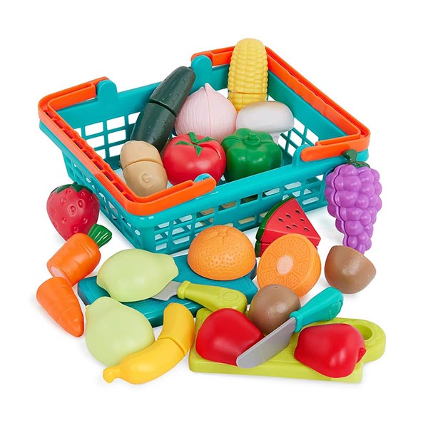 Set canasta de verduras con velcro Battat