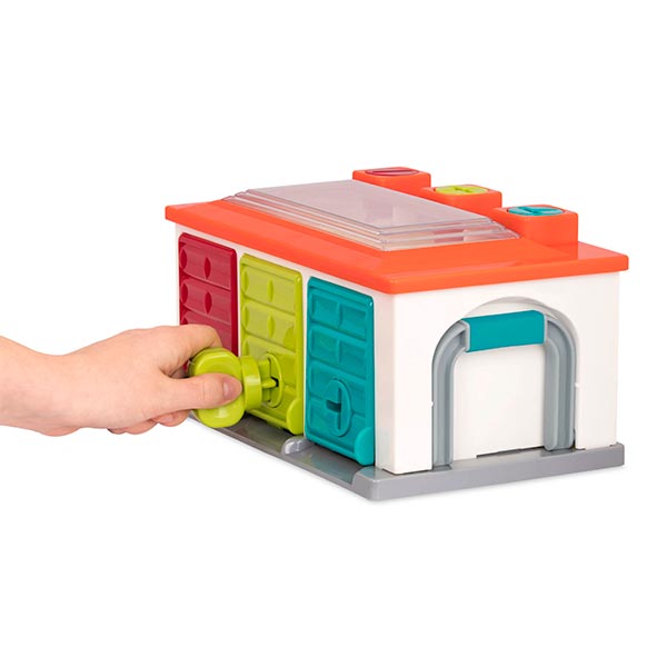 Garage infantil con 3 vehículos