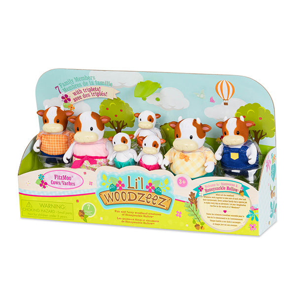 Set figuras familia vacas 7 piezas