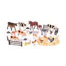 Set cubeta surtido de animales 60 piezas