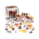 Set cubeta surtido de animales 60 piezas