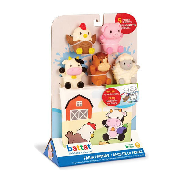 Marionetas de dedo de la granja Battat