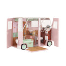 Camper de muñecas con 58 piezas