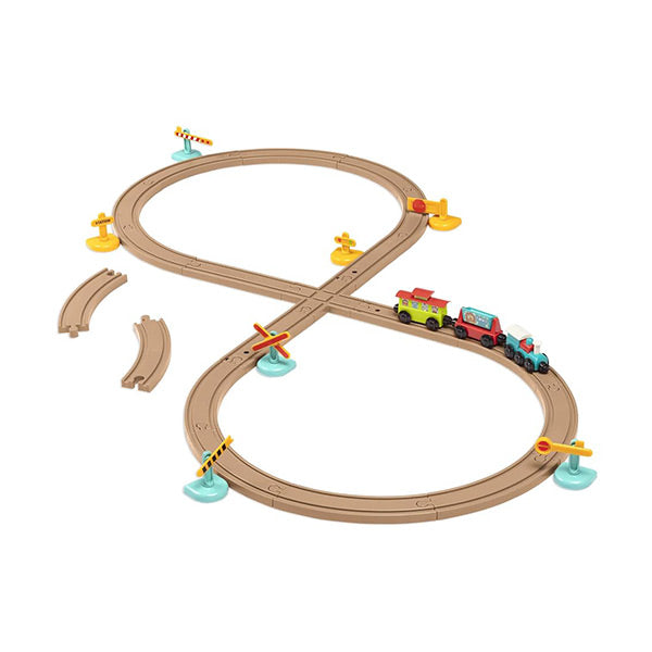 Juego de pista de tren de 29 piezas Battat