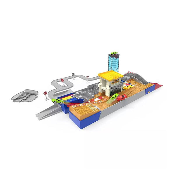 Pista plegable 2en1 con 80 piezas