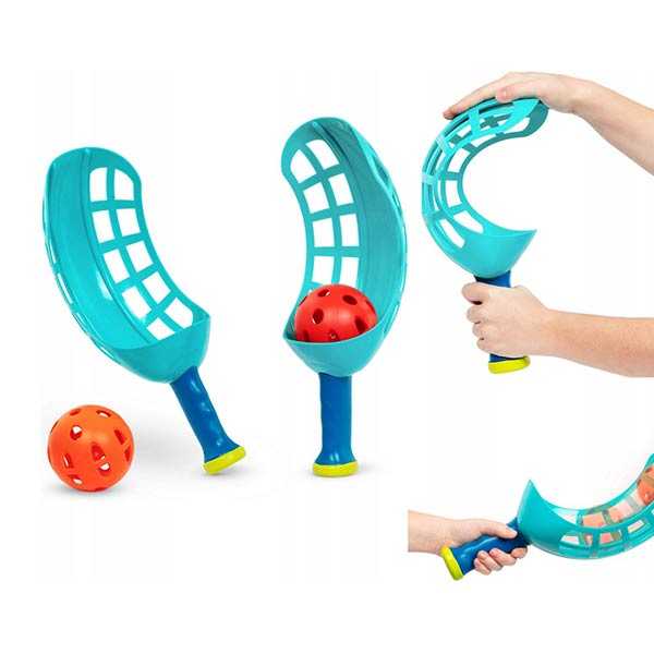 Juego lanzar y atrapar de 4 piezas Battat