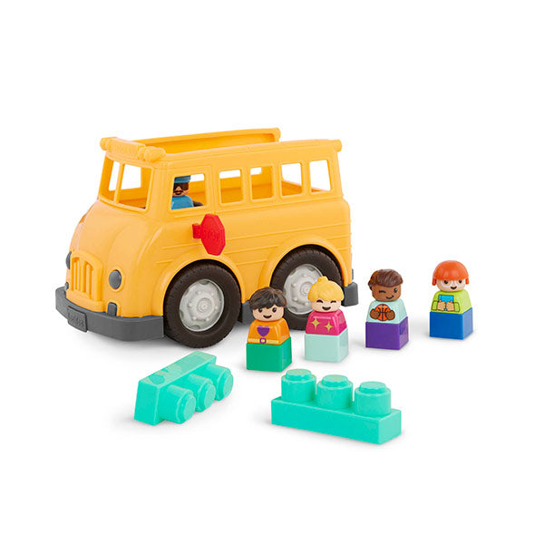 Bús escolar con 5 figuras