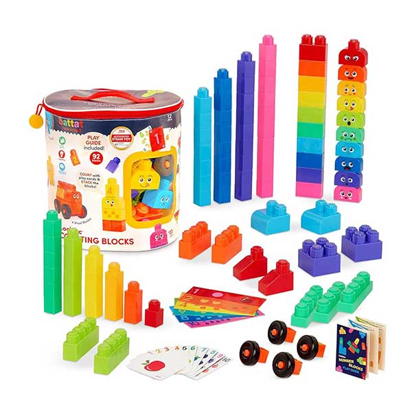 Bloques de conteo locbloc 92 piezas Battat