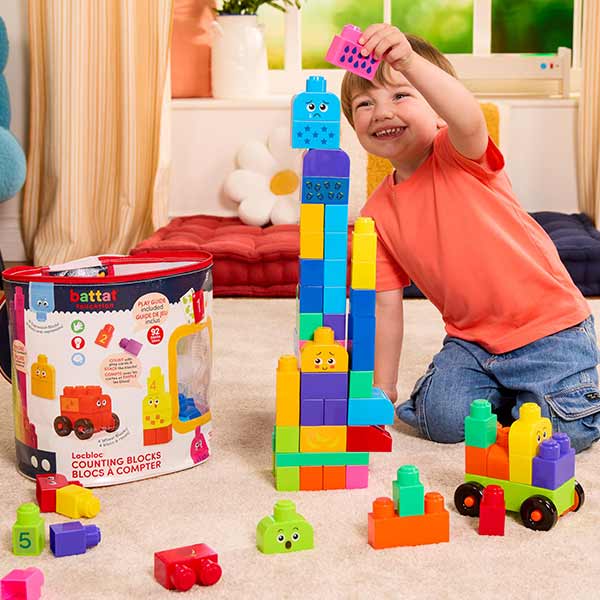 Bloques de conteo locbloc 92 piezas Battat