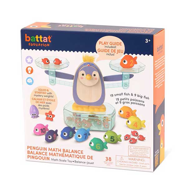 Balanza matemática de pingüino Battat