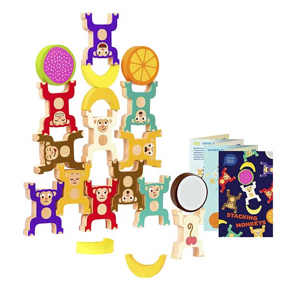 Monos apilables de madera Battat