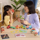 Tren de aprendizaje del alfabeto de madera Battat