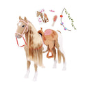 Caballo palomino con accesorios 50cm Our Generation