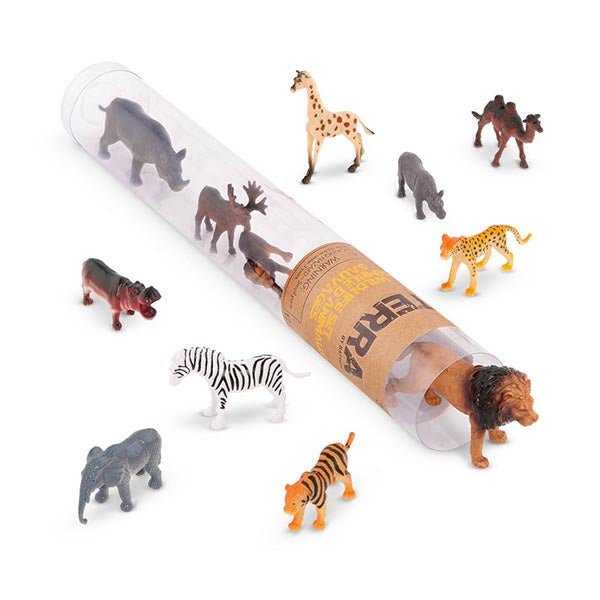 Set de animales salvajes 12 piezas Terra