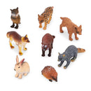 Set de animales del bosque 8 piezas Terra