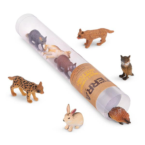 Set de animales del bosque 8 piezas Terra