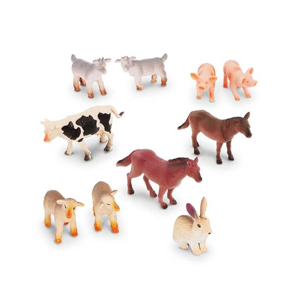 Set de animales de la granja 10 piezas Terra
