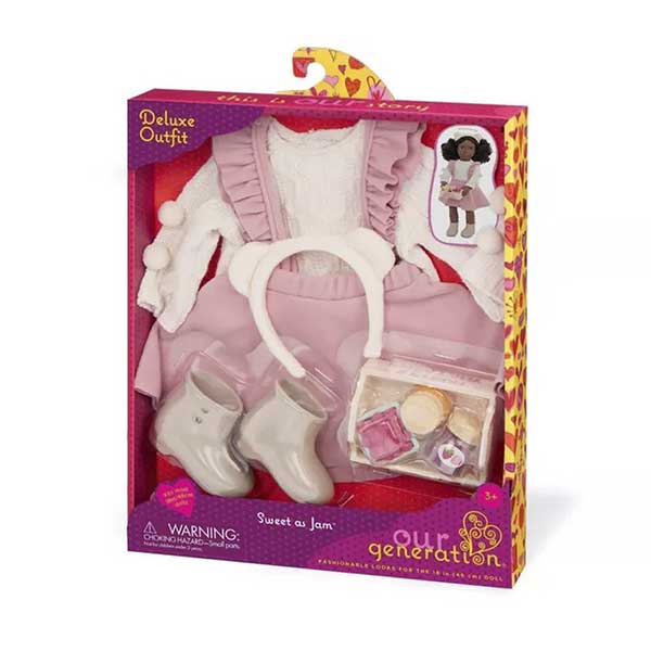 Accesorio para muñecas OG conjunto de falda y comida