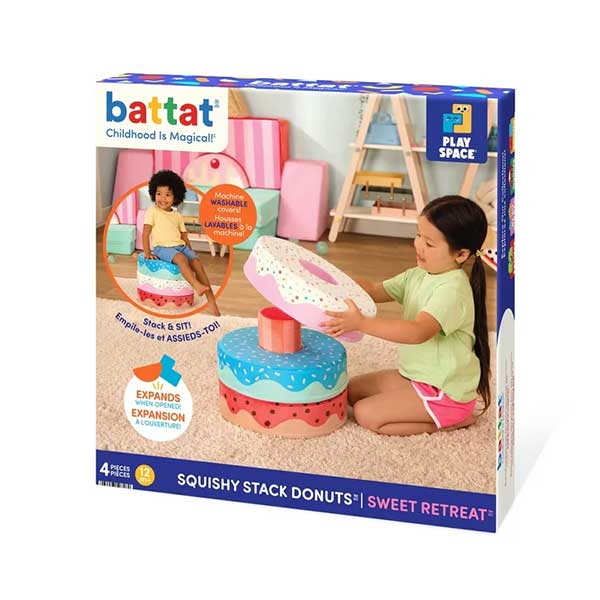 Donas de espuma apilables Battat