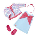 Accesorio para muñecas OG conjunto chaqueta con lentejuelas