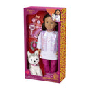 Muñeca con mascota Our Generation Estella y Evi