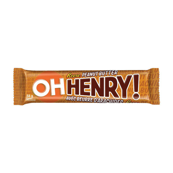 Chocolate Hersheys oh henry barrra 58 gramos.