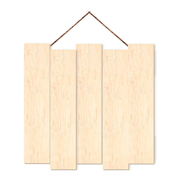 Colgante Vertical de madera Fuun creations.