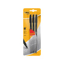 Bolígrafo cristal precision negro 3 unidades