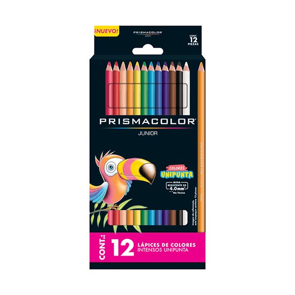 Lápices de color 12 unidades surtidos Tucán Prismacolor.