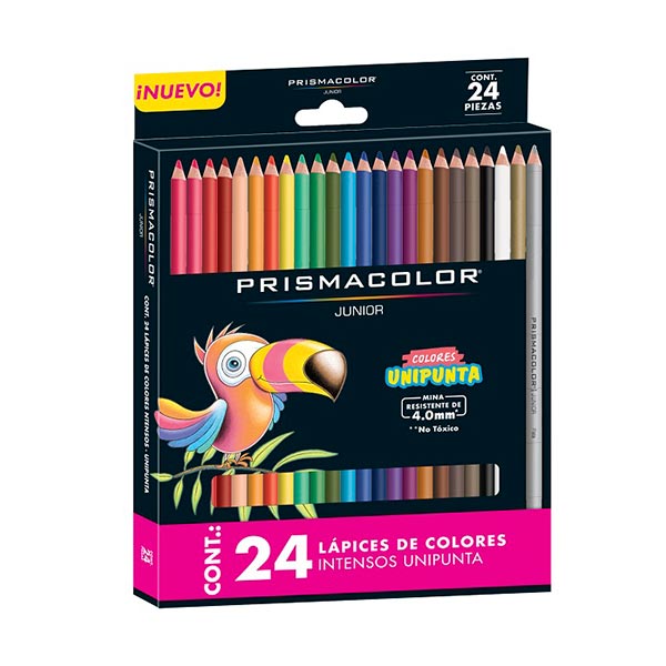 Lápices de color 24 unidades surtidos Tucán Prismacolor.