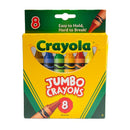 Crayòn de cera jumbo 8 unidades