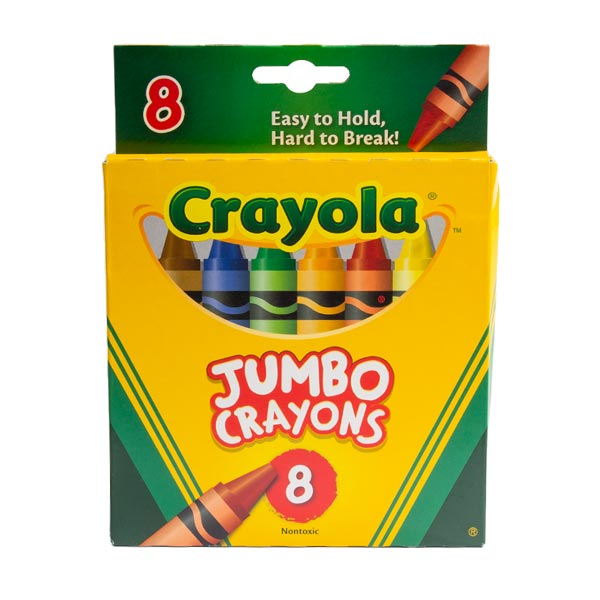 Crayòn de cera jumbo 8 unidades