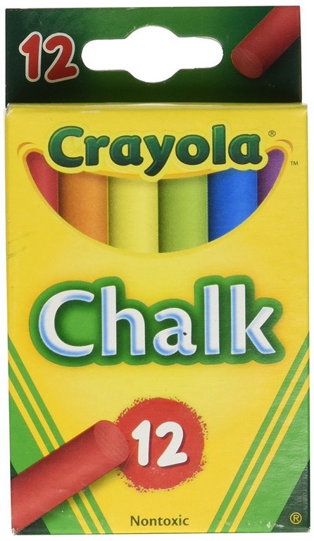 Tiza multicolores para niños Crayola Caja c/12 Tiz