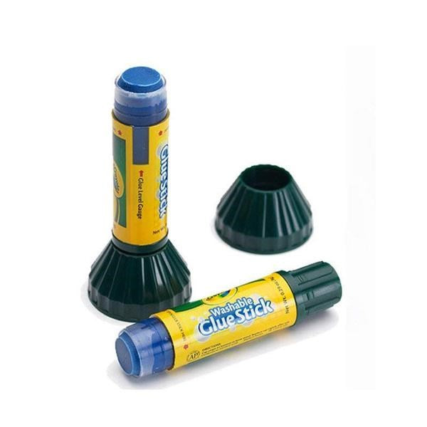 Goma azul en barra Crayola.