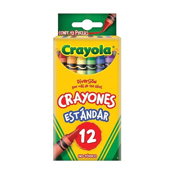 Crayones básicos 12 unidades Crayola