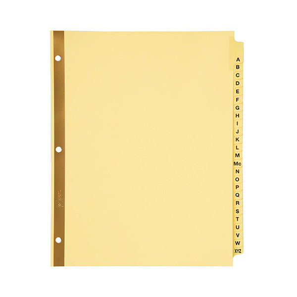 Separador a-z tamaño carta Avery.