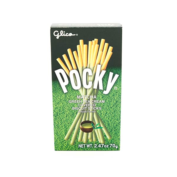 Pocky matcha 70 gramos.