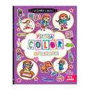 Libro colorear pega color 1225 Kadi