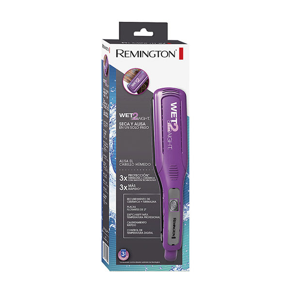 Plancha P/cabello seca y alisa S8001 Remington