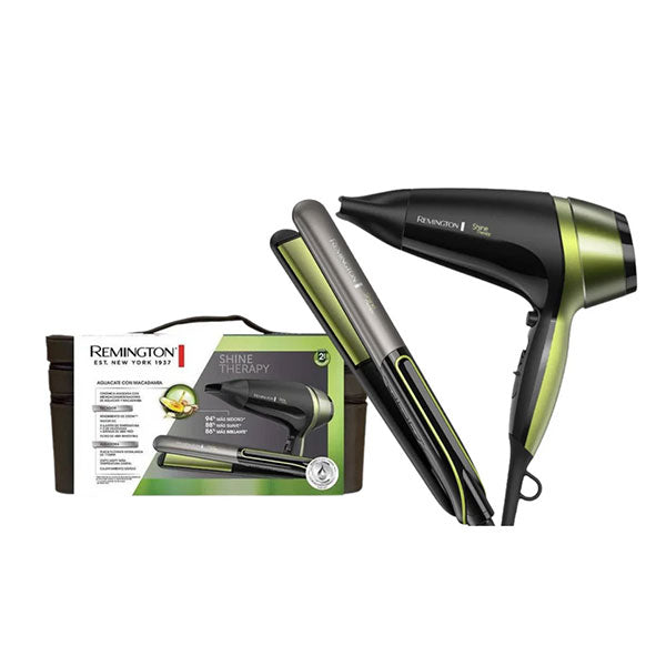 Combo plancha + secadora Remington