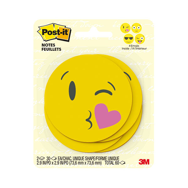 Nota adhesiva emoji 7.6x7.6 centímetros Post-it