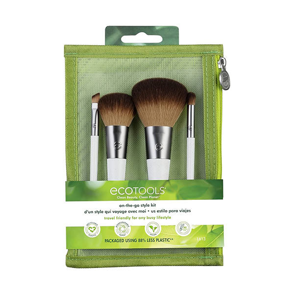 Set 5 brochas para maquillaje - Ecotools