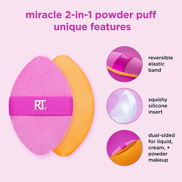 Esponja miracle 2 en1 para maquillaje - Real Techniques