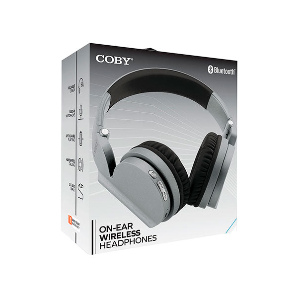 Audifonos BT Gris/Negro COBY-CHBT711SLV Coby