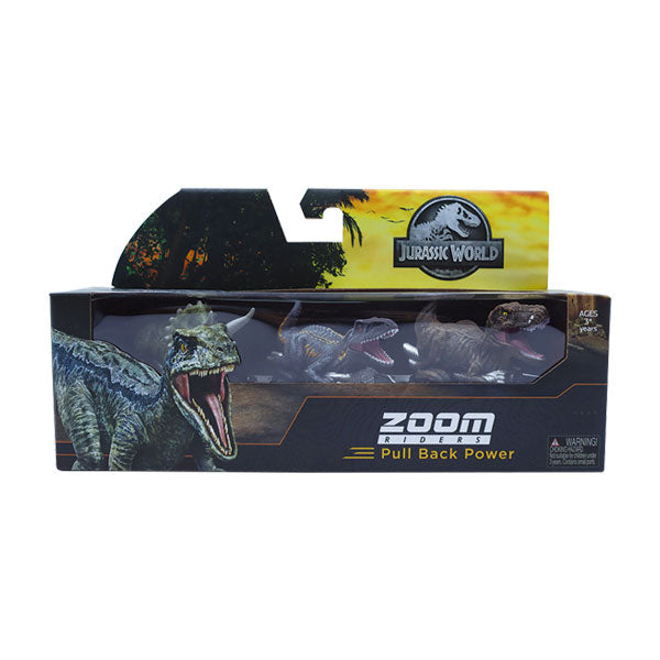 Figura vehículo riders Dino 3 Jurassic World