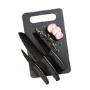 Set de 3 cuchillos con tabla negra - Oster