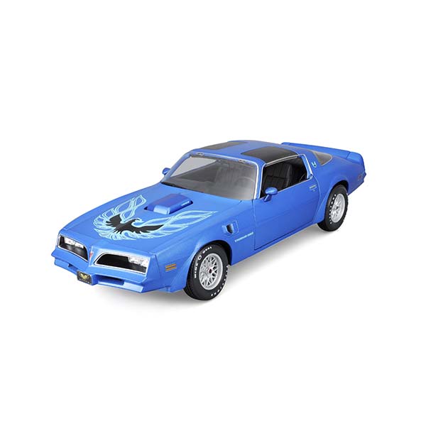 Vehículo 1:18 1978 Pontiac Firebird azul