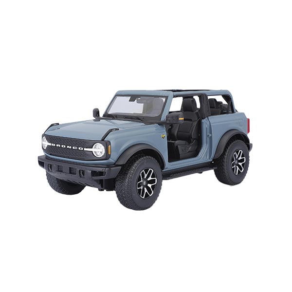 Vehículo 1:18 Ford Bronco Badlands azul