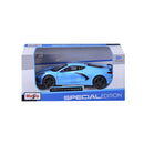 Vehículo 1:18 Chevrolet Corvette Stingray Coupe 2020 amarillo